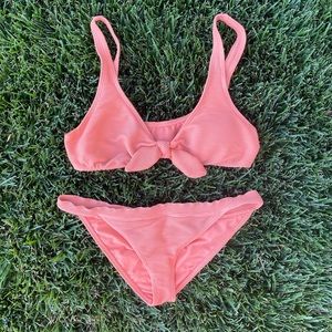 Billabong Two-Piece Ribbed Swim Suit